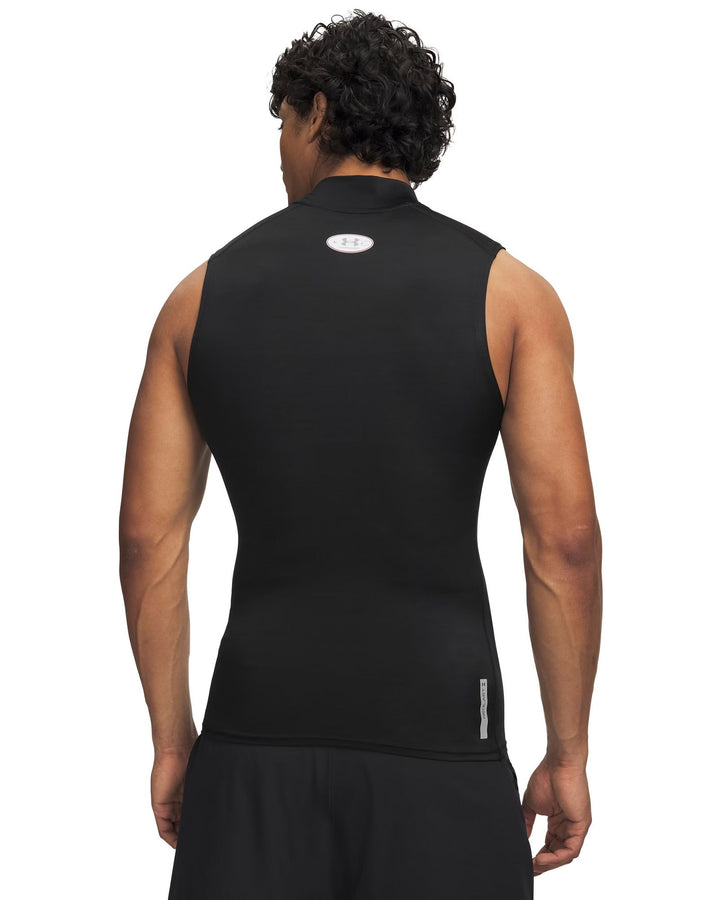 Under Armour Ua Hg Elite Sleeveless Mock - ultimate black