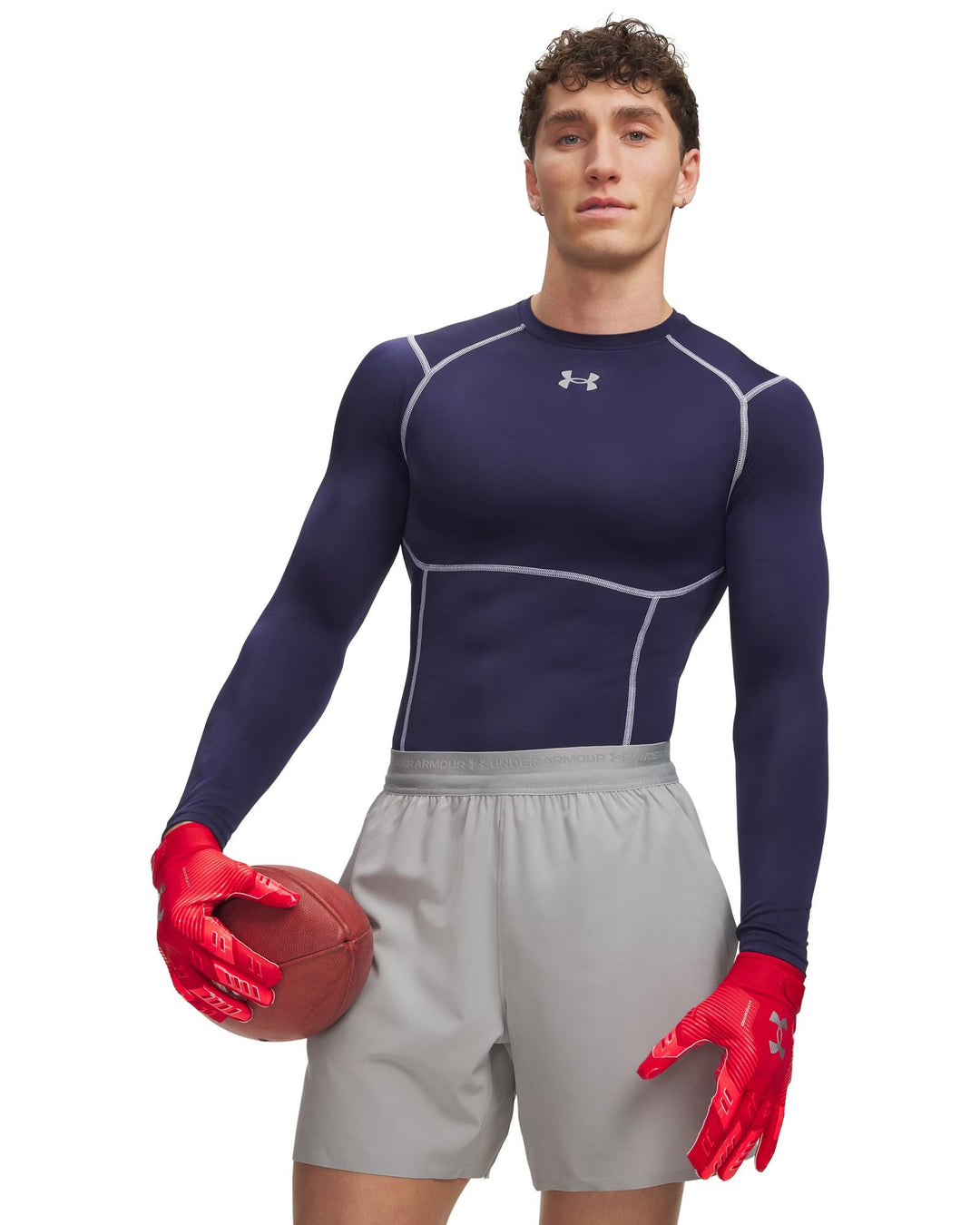 Under Armour Ua Hg Elite Comp Ls - midnight navy