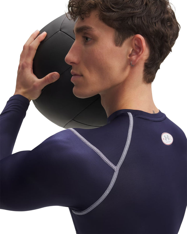 Under Armour Ua Hg Elite Comp Ls - midnight navy