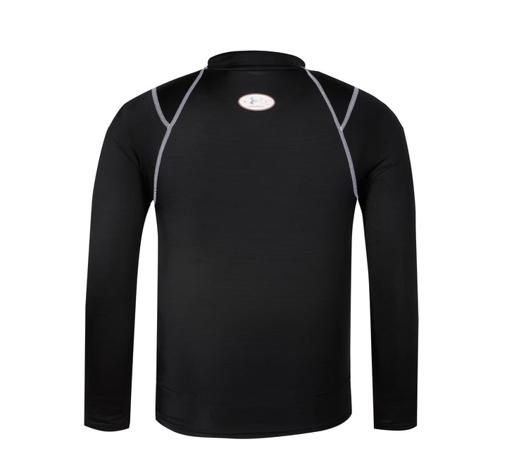 Under Armour Ua Hg Elite Comp Mock Ls - ultimate black