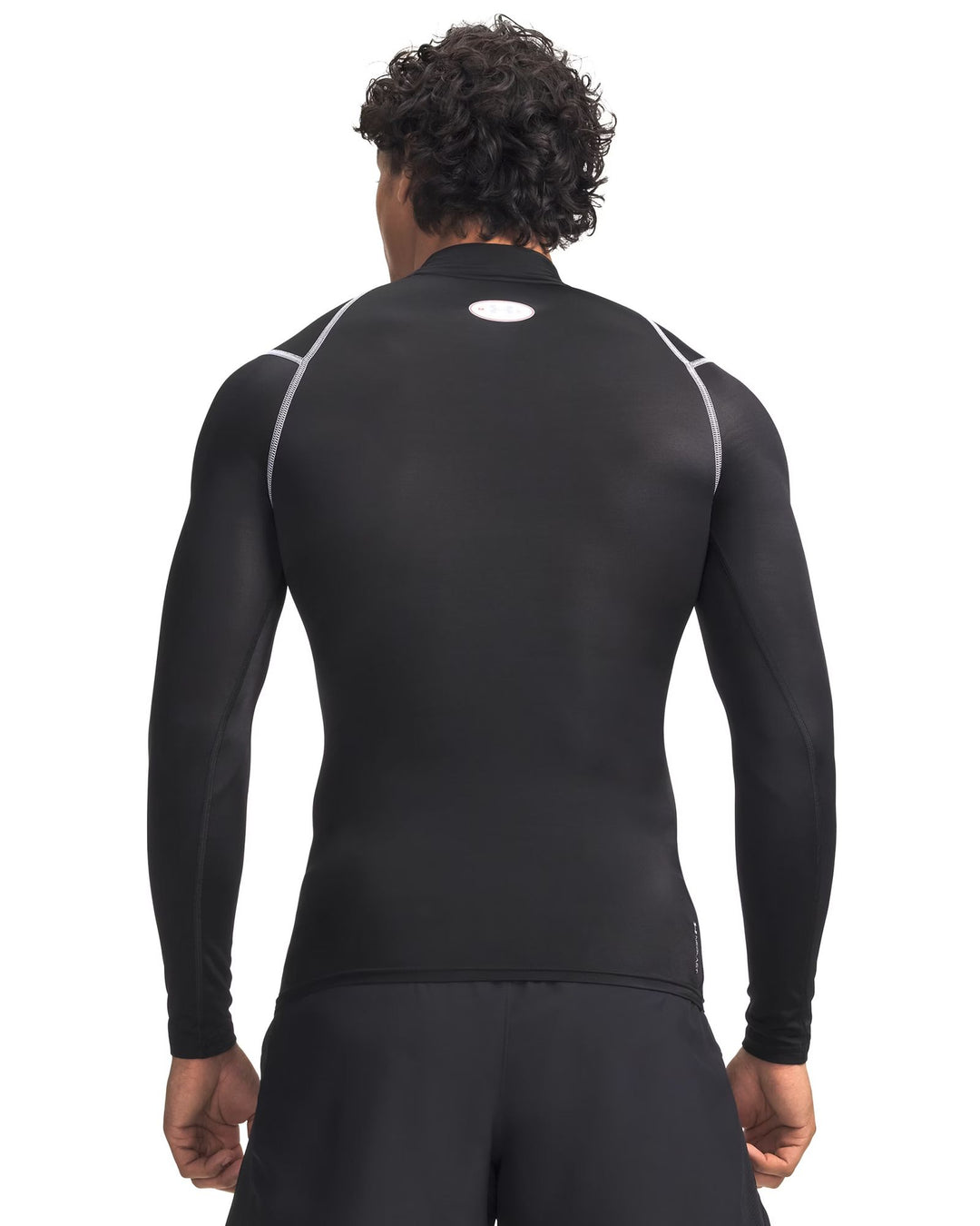 Under Armour Ua Hg Elite Comp Mock Ls - ultimate black