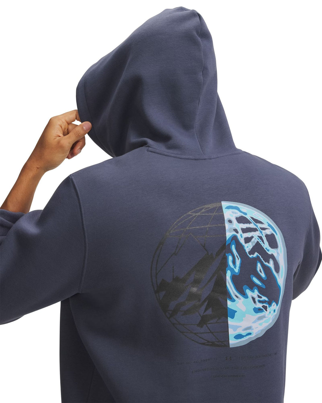 Under Armour M Icon Fleece Camo Fill Hd - downpour gray