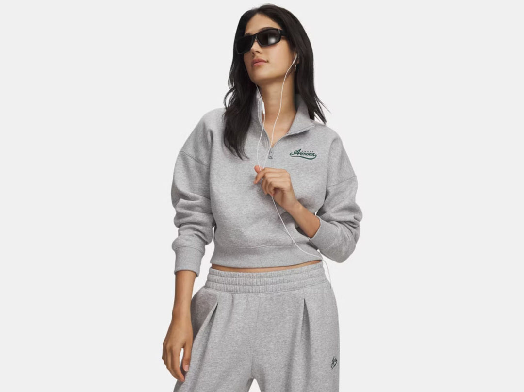 Under Armour Rival Fleece Varsity Hz - mod gray light heather
