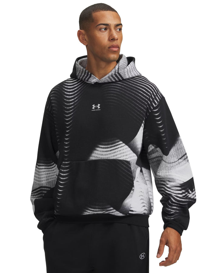 Under Armour Ua Icon Fleece Printed Hd - ultimate black