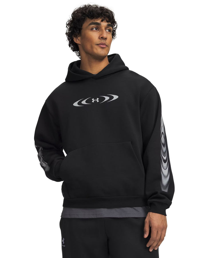Under Armour Ua Icon Fleece Graphic Hd - ultimate black