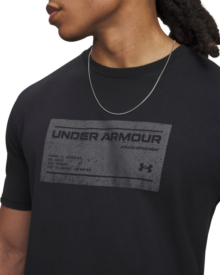 Under Armour Ua M Box Wm Label Ss - black