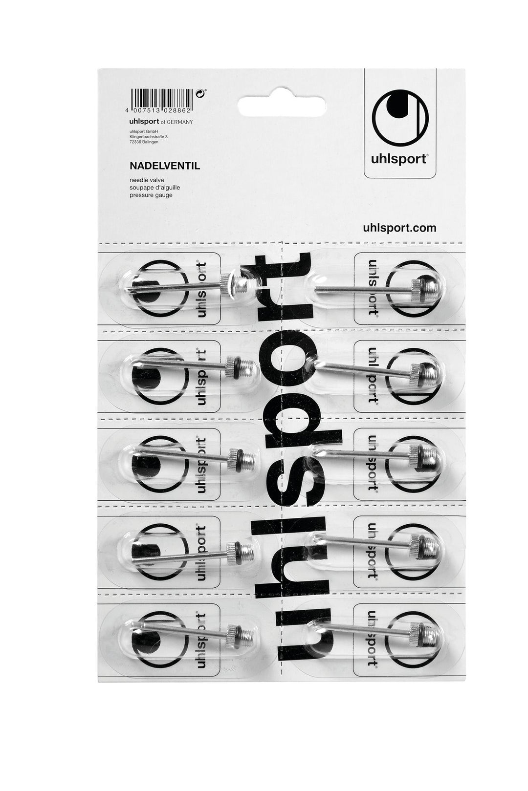 Uhlsport Nadelventile (VPE 10 Stück) - ohne Farbe