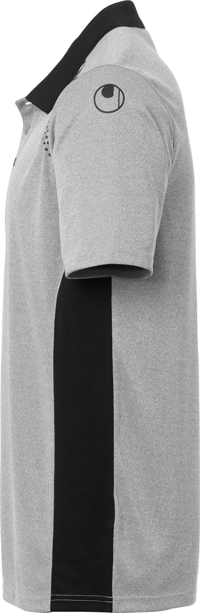 Uhlsport GOAL POLO SHIRT - dark grey melange/schwarz