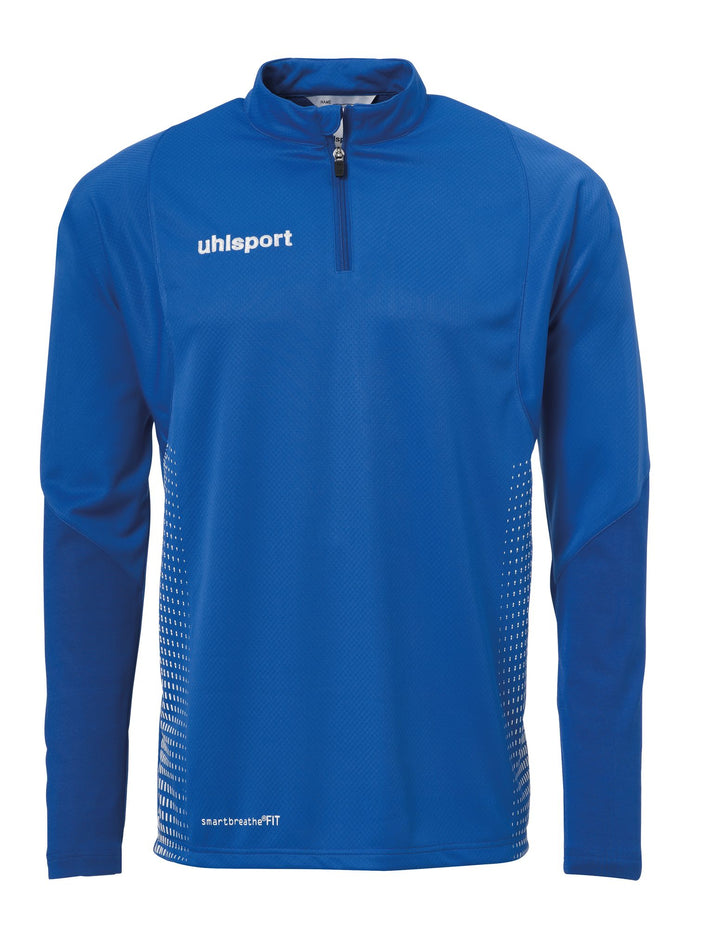 Uhlsport SCORE 1/4 ZIP TOP - azurblau/weiß