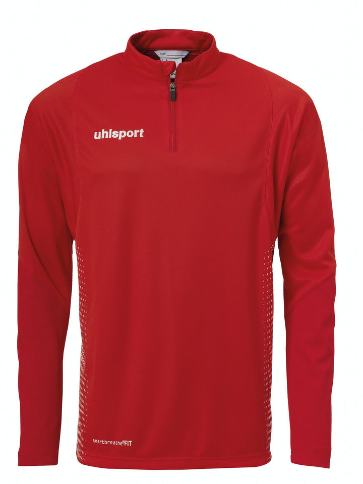 Uhlsport SCORE 1/4 ZIP TOP - rot/weiß