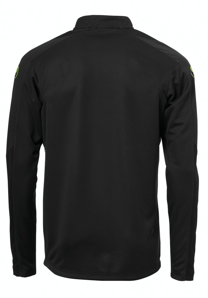 Uhlsport SCORE 1/4 ZIP TOP - schwarz/fluo grün