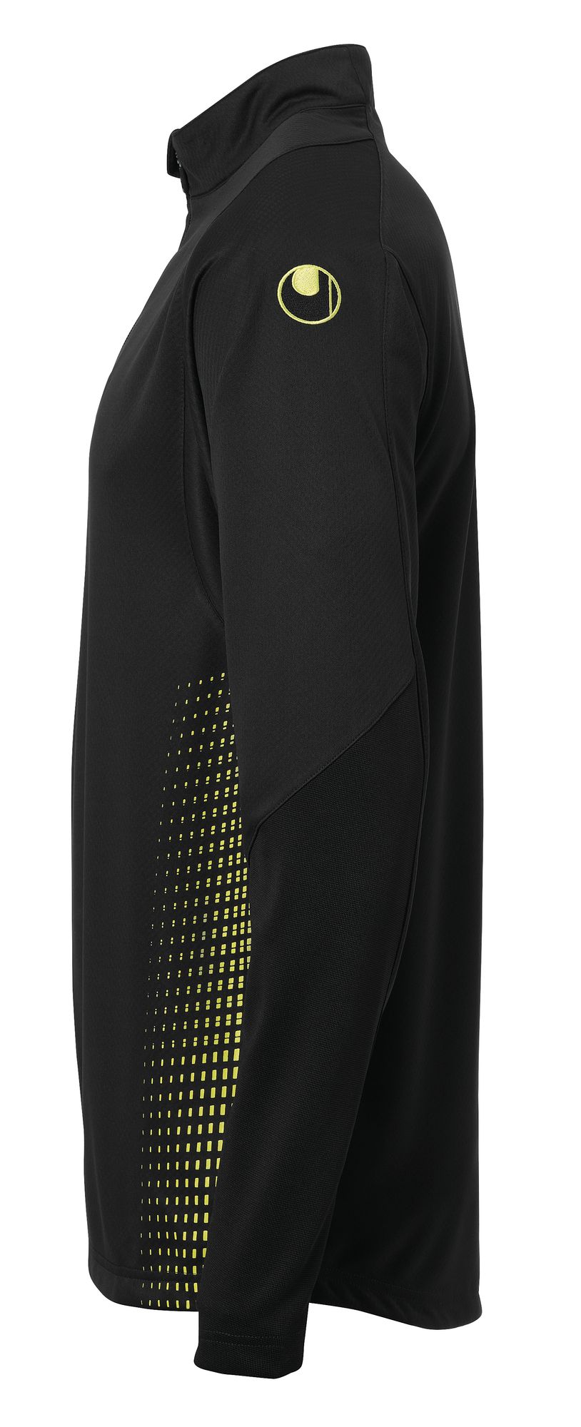 Uhlsport SCORE 1/4 ZIP TOP - schwarz/fluo gelb