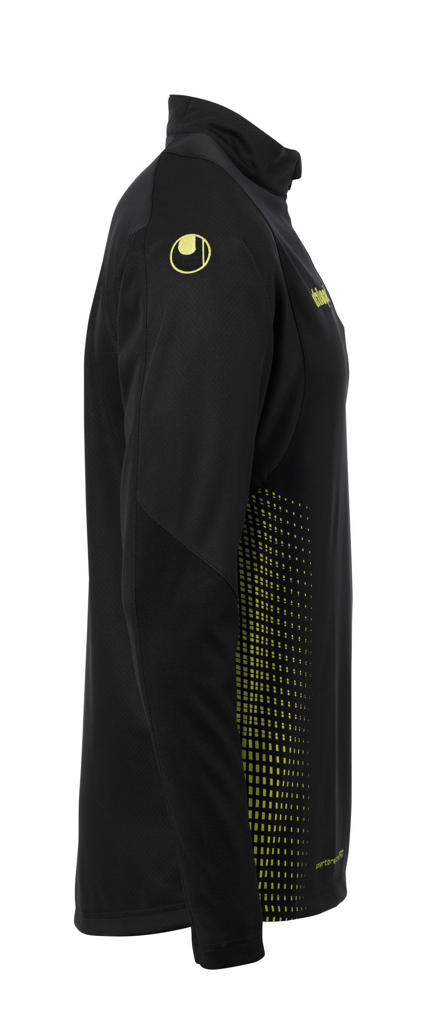 Uhlsport SCORE 1/4 ZIP TOP - schwarz/fluo gelb