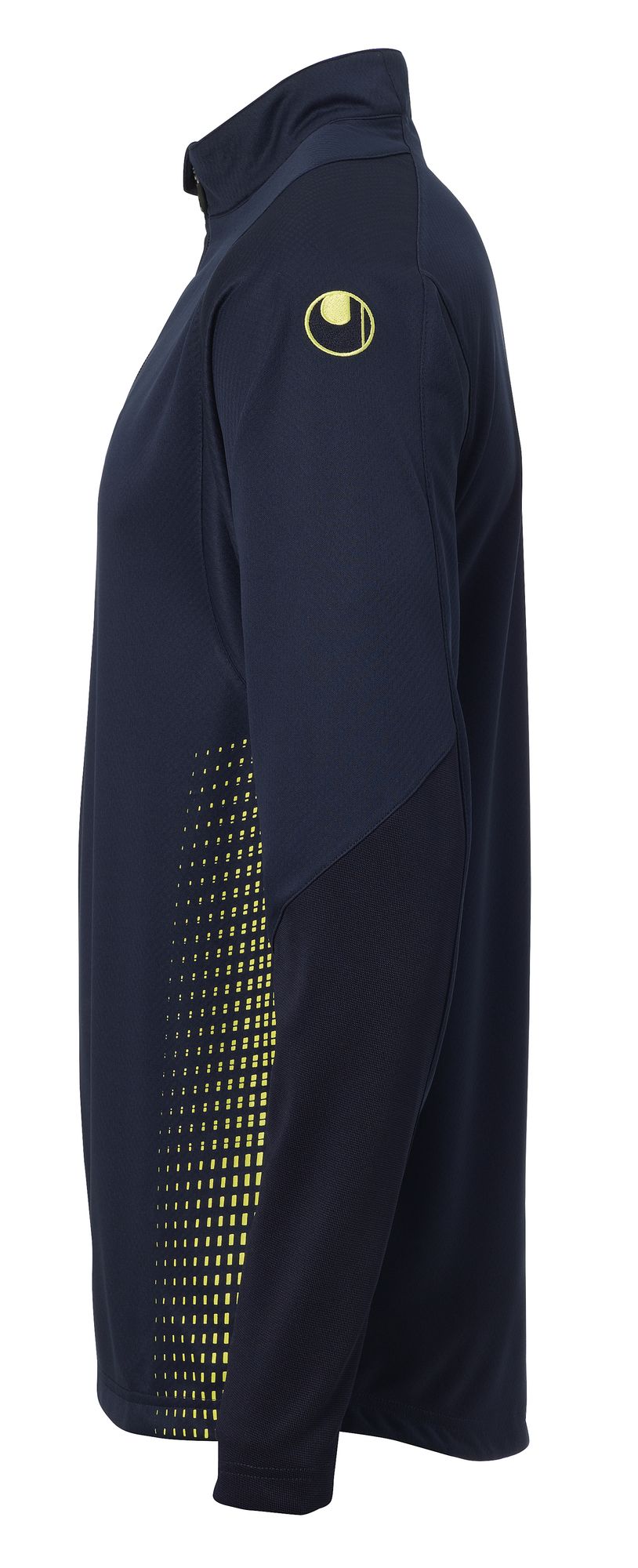 Uhlsport SCORE 1/4 ZIP TOP - marine/fluo gelb
