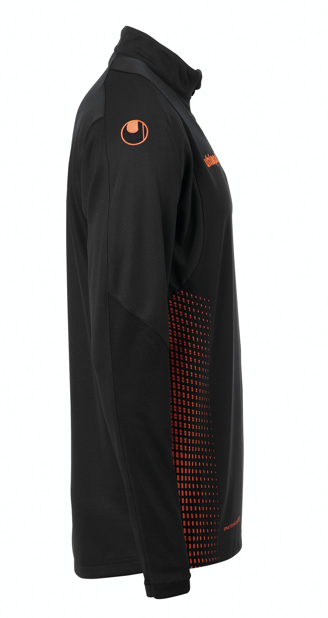 Uhlsport SCORE 1/4 ZIP TOP - schwarz/fluo orange