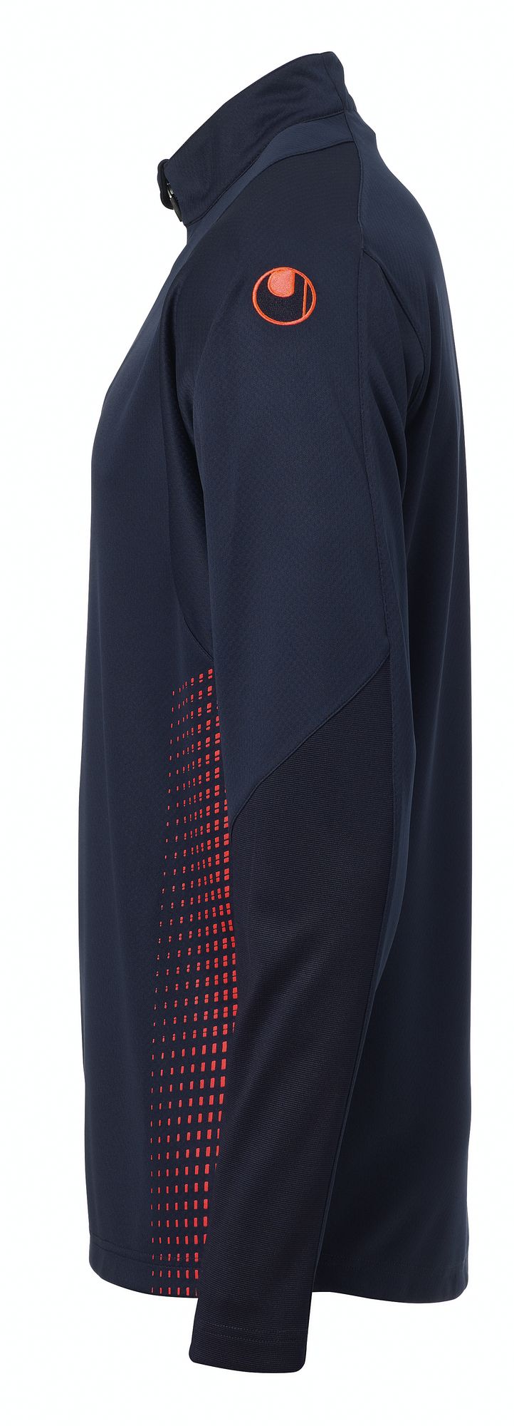 Uhlsport SCORE 1/4 ZIP TOP - marine/fluo rot