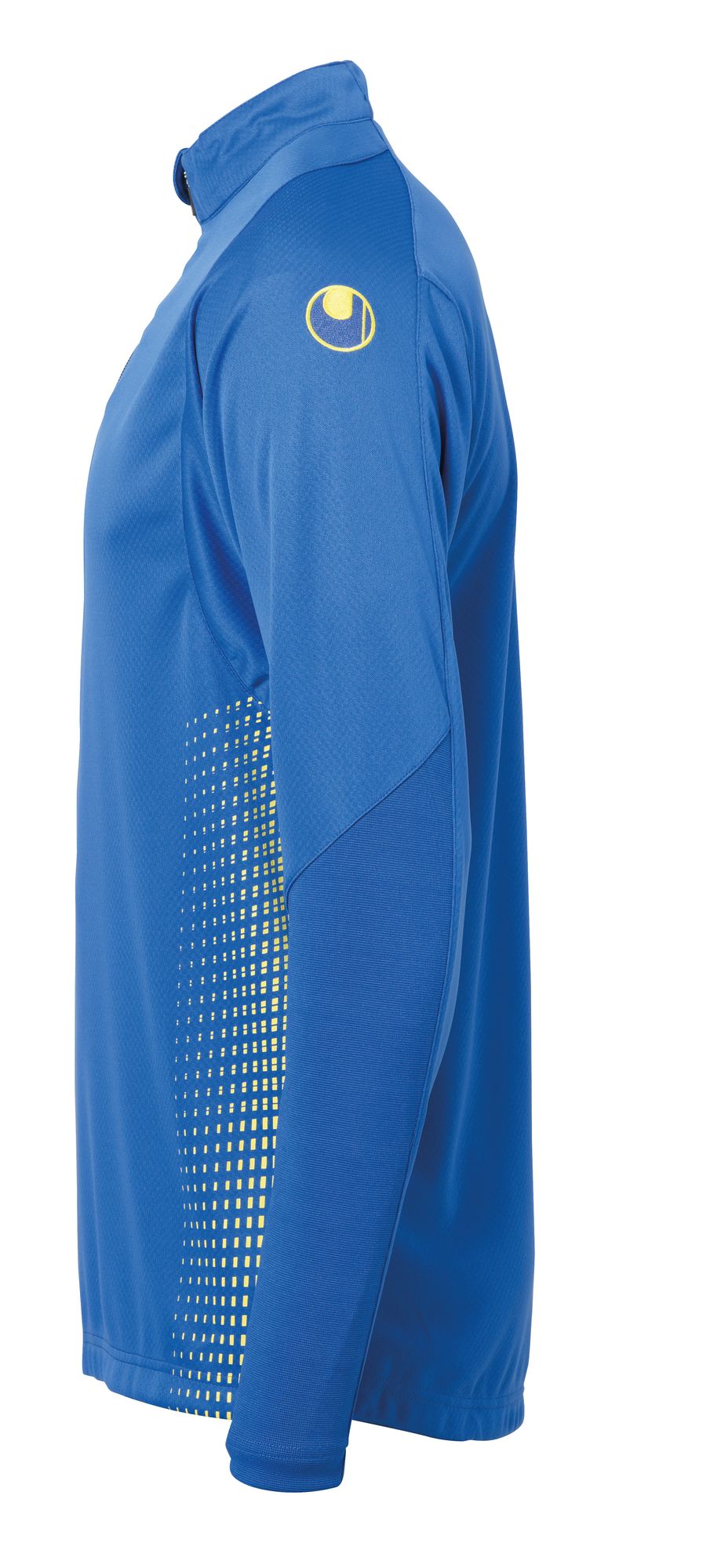 Uhlsport SCORE 1/4 ZIP TOP - azurblau/limonengelb