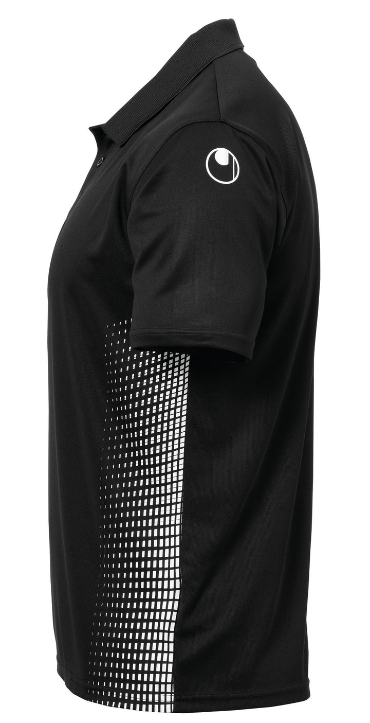 Uhlsport SCORE POLO SHIRT - schwarz/weiß