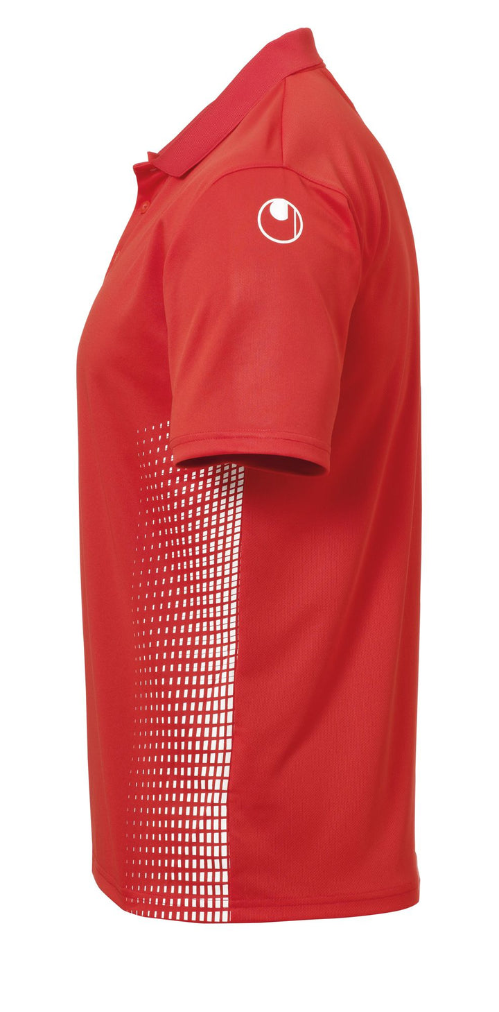 Uhlsport SCORE POLO SHIRT - rot/weiß