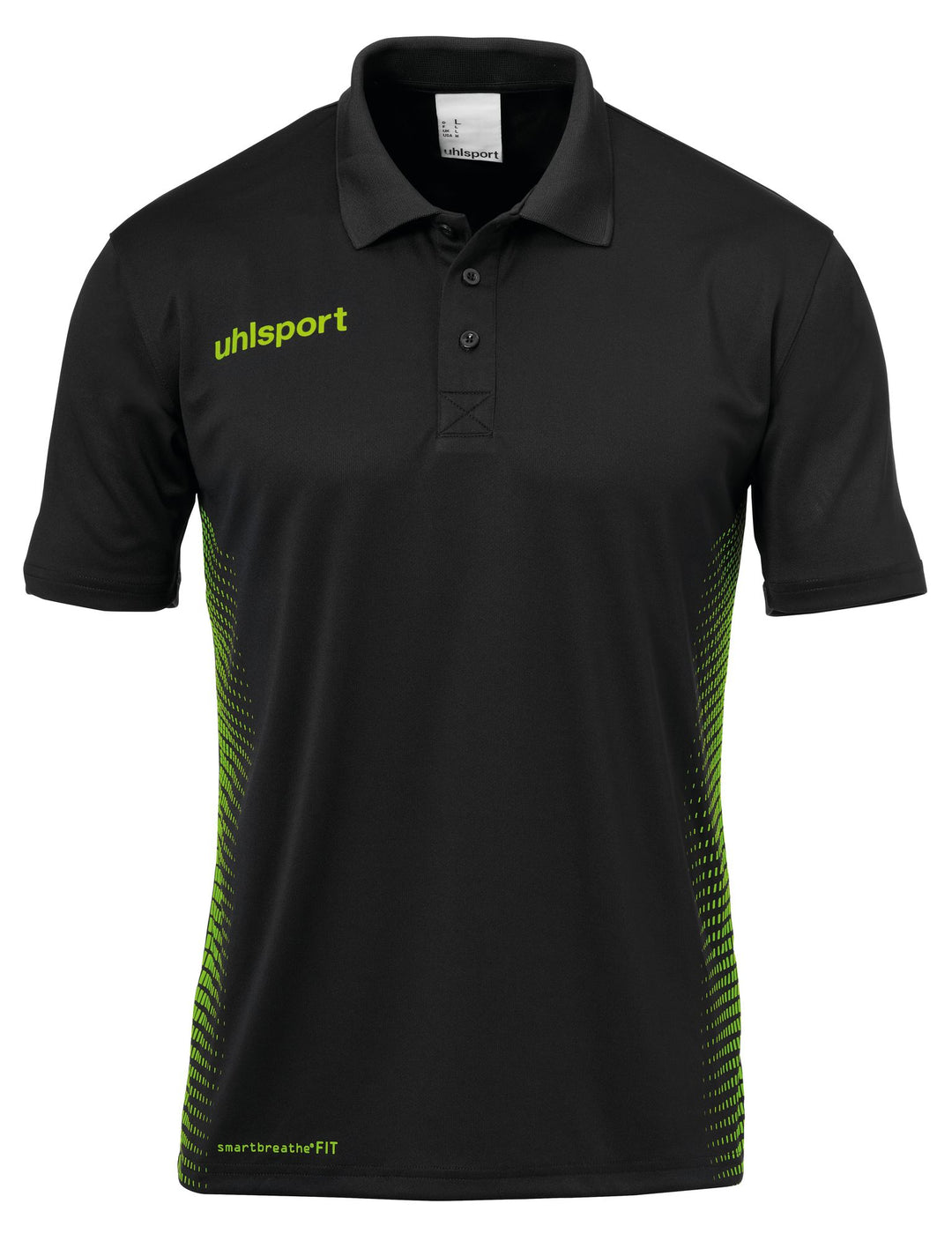 Uhlsport SCORE POLO SHIRT - schwarz/fluo grün