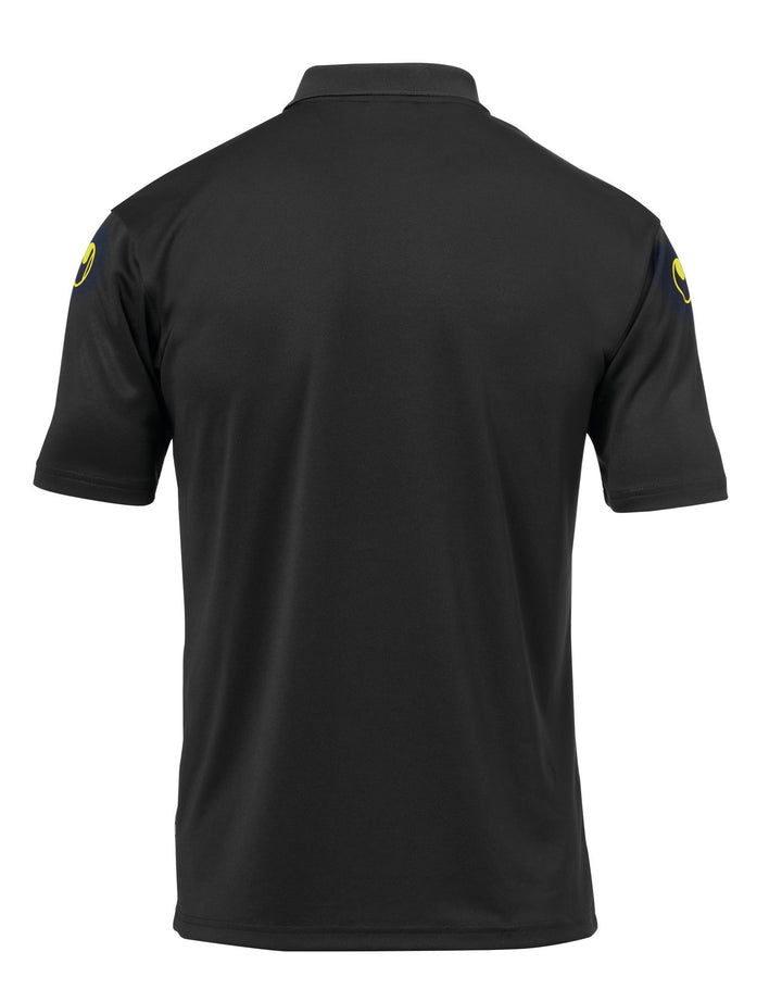 Uhlsport SCORE POLO SHIRT - schwarz/fluo gelb