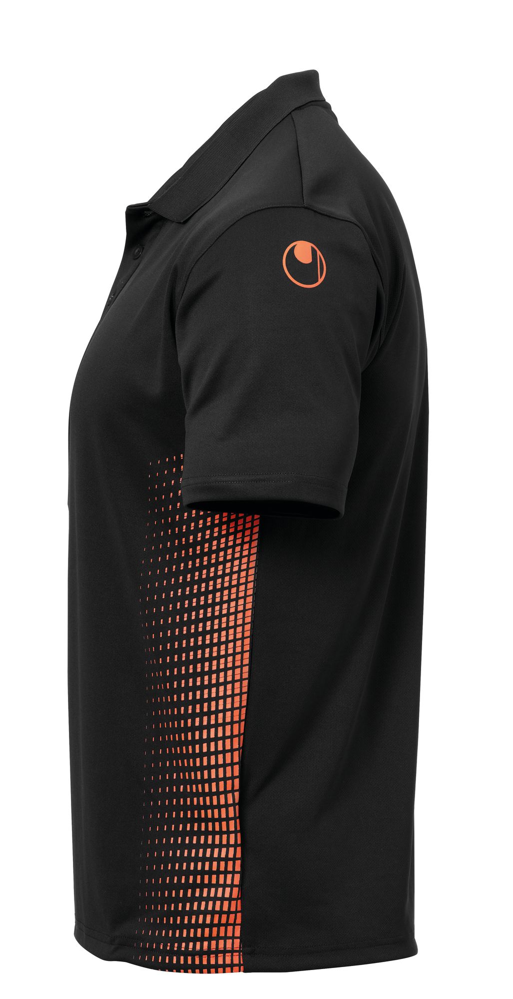 Uhlsport SCORE POLO SHIRT - schwarz/fluo orange