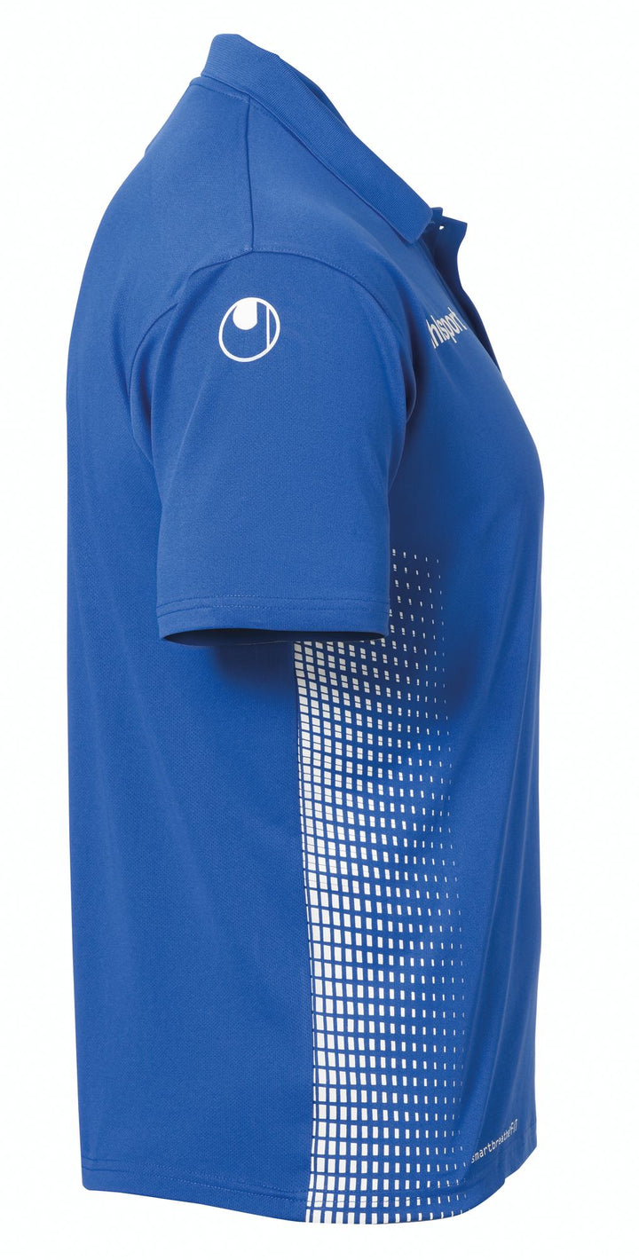 Uhlsport SCORE POLO SHIRT - azurblau/weiß