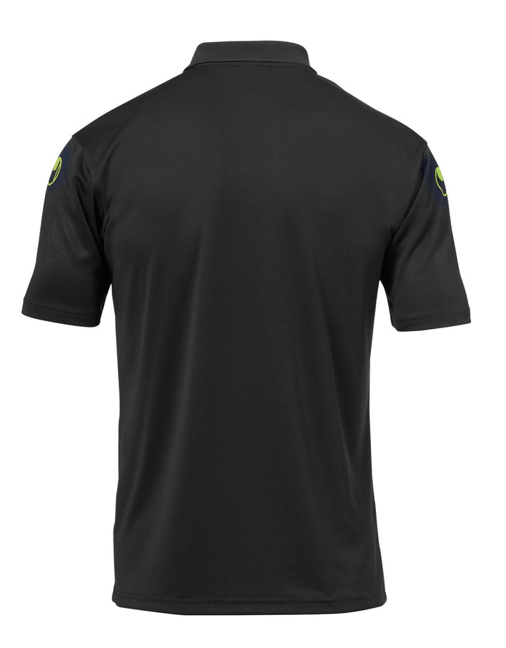 Uhlsport SCORE POLO SHIRT - schwarz/fluo grün