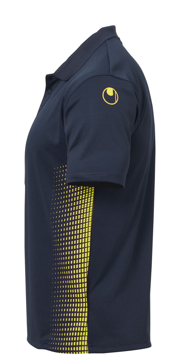 Uhlsport SCORE POLO SHIRT - marine/fluo gelb