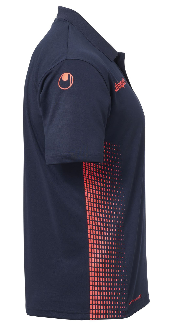 Uhlsport SCORE POLO SHIRT - marine/fluo rot