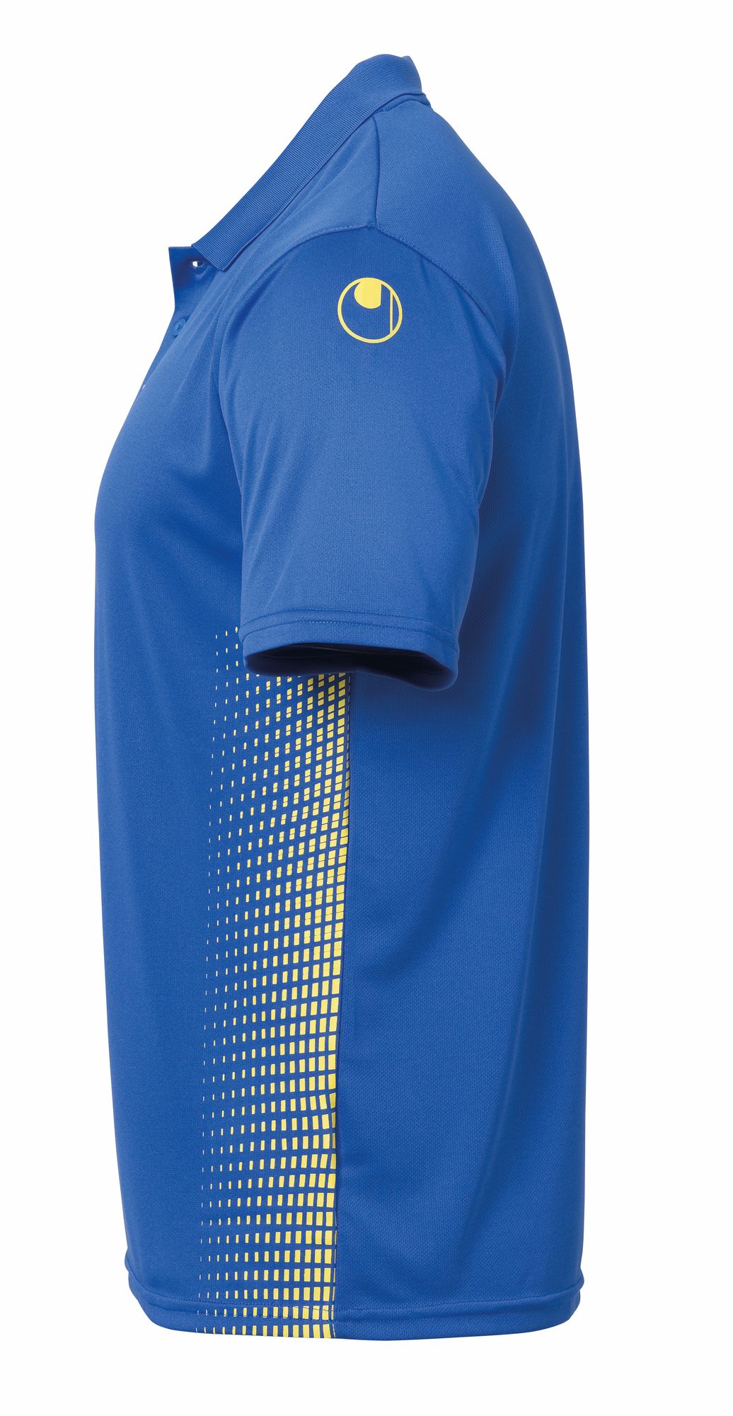 Uhlsport SCORE POLO SHIRT - azurblau/limonengelb