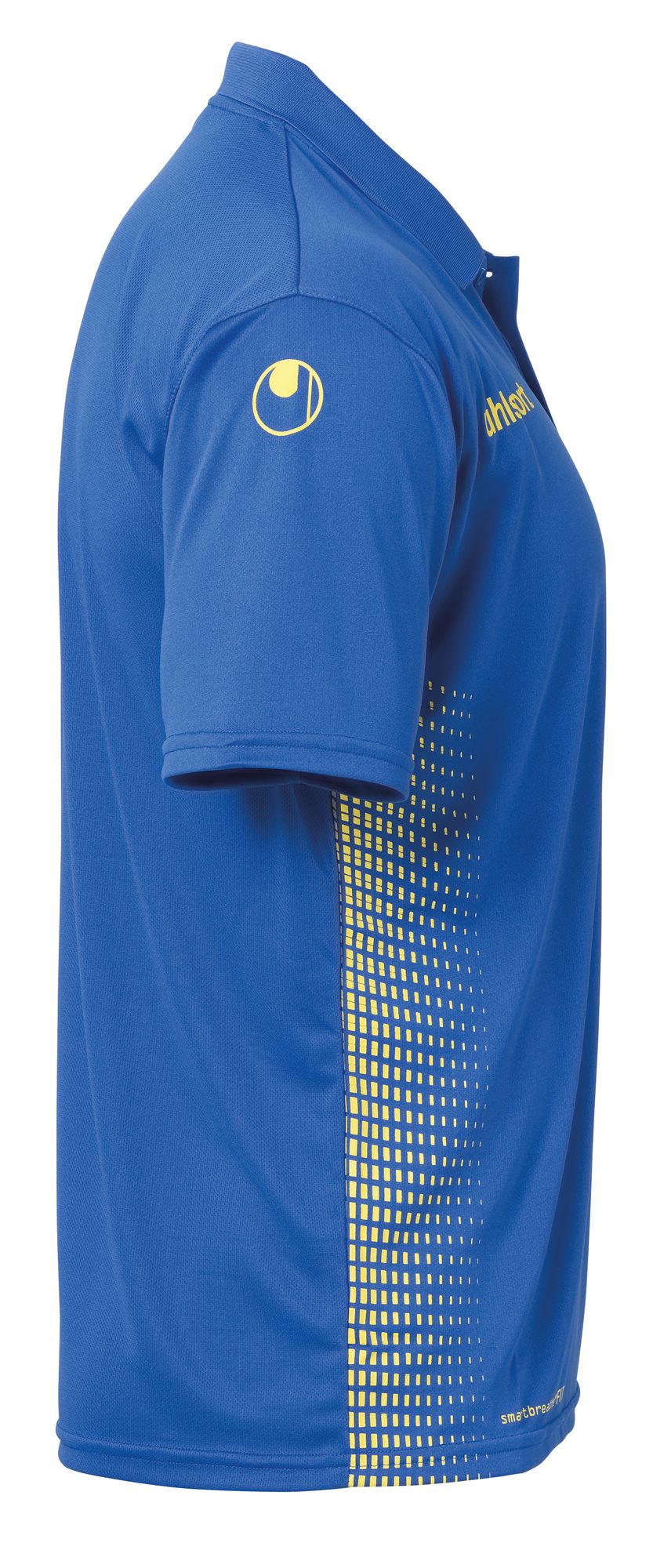 Uhlsport SCORE POLO SHIRT - azurblau/limonengelb