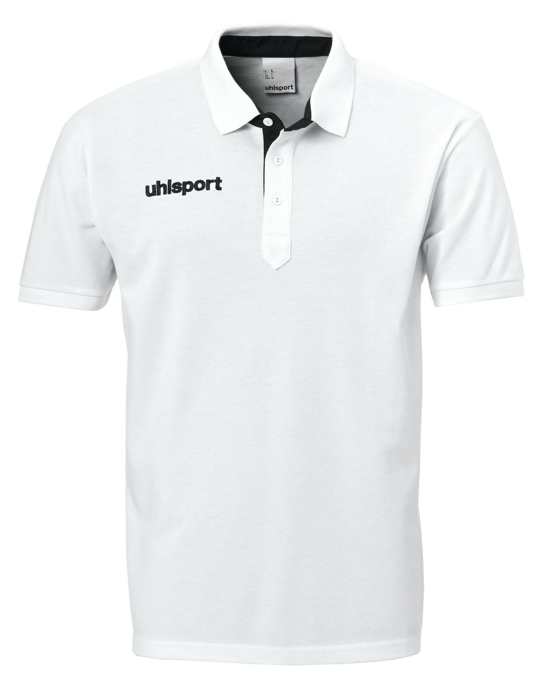 Uhlsport ESSENTIAL PRIME POLO SHIRT - weiß/schwarz