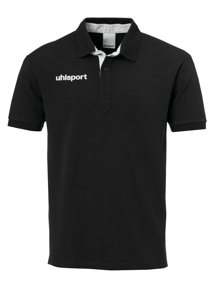 Uhlsport ESSENTIAL PRIME POLO SHIRT - schwarz/weiß