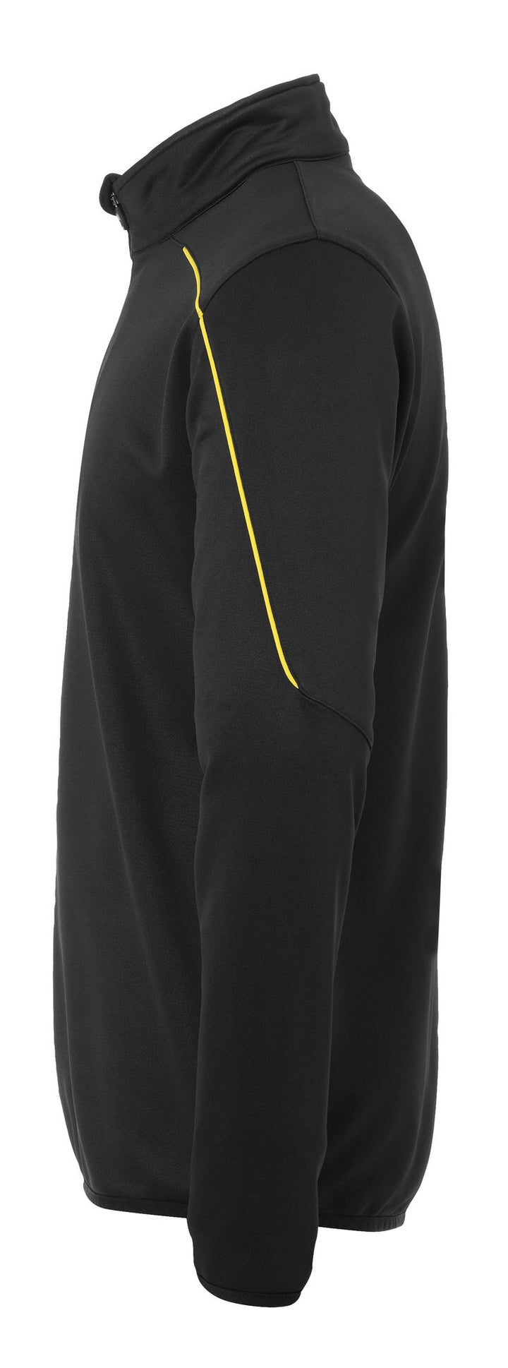 Uhlsport Stream 22 1/4 ZIP TOP - schwarz/limonengelb