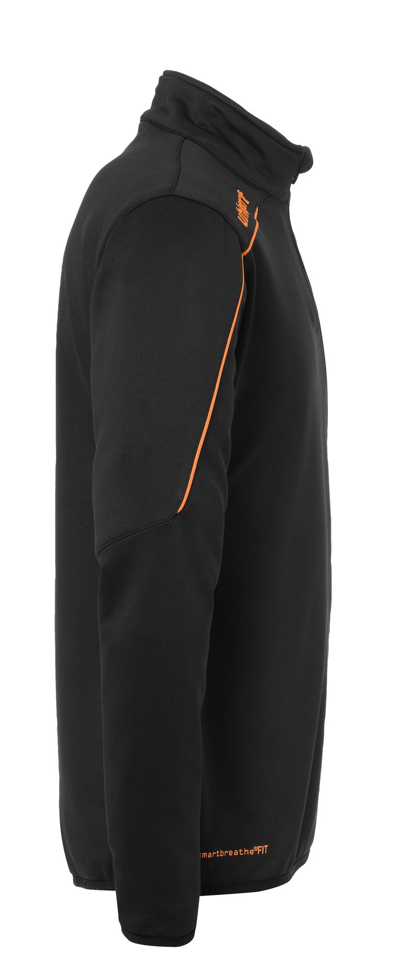 Uhlsport Stream 22 1/4 ZIP TOP - schwarz/fluo orange