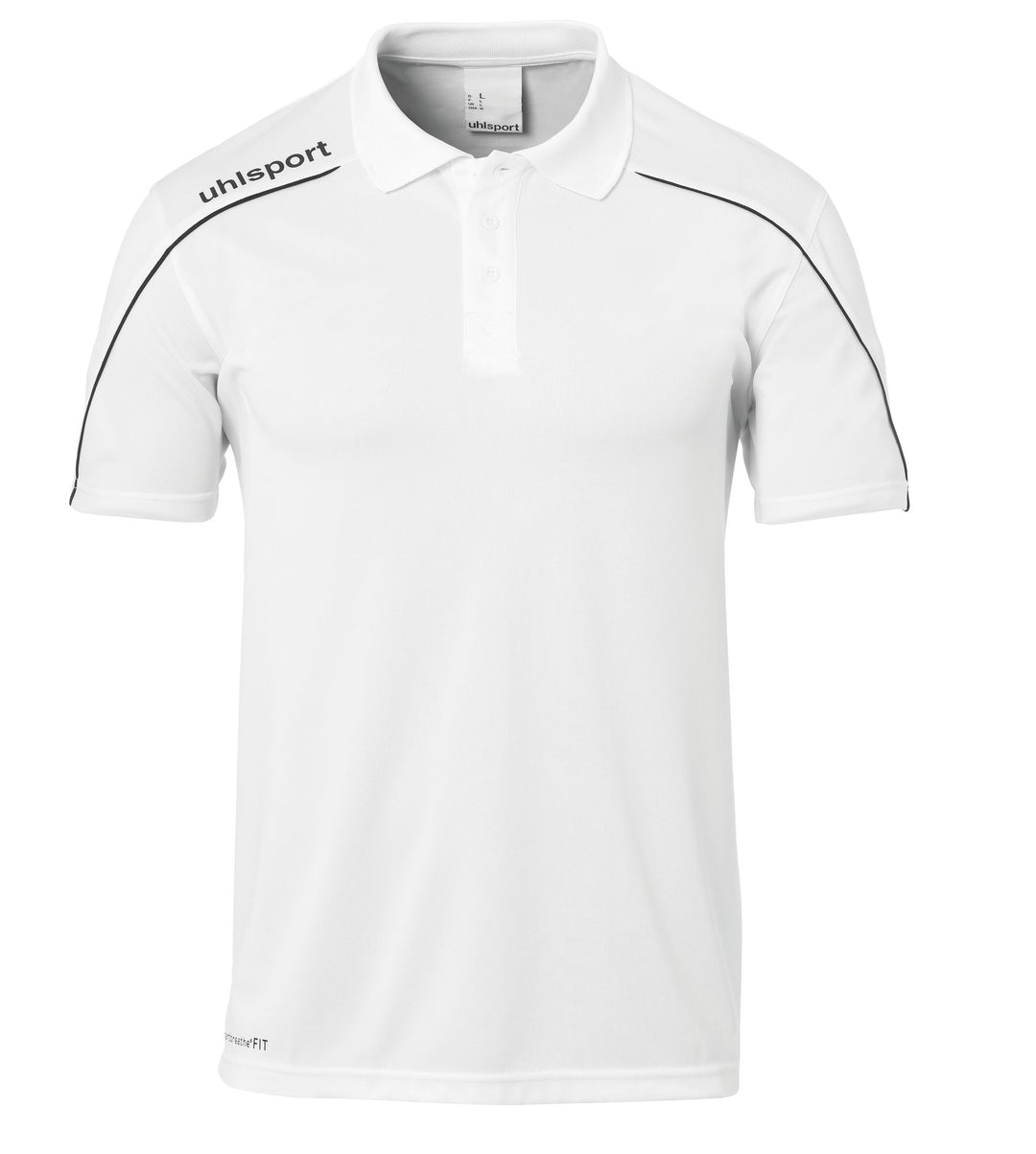 Uhlsport Stream 22 POLO SHIRT - weiß/schwarz