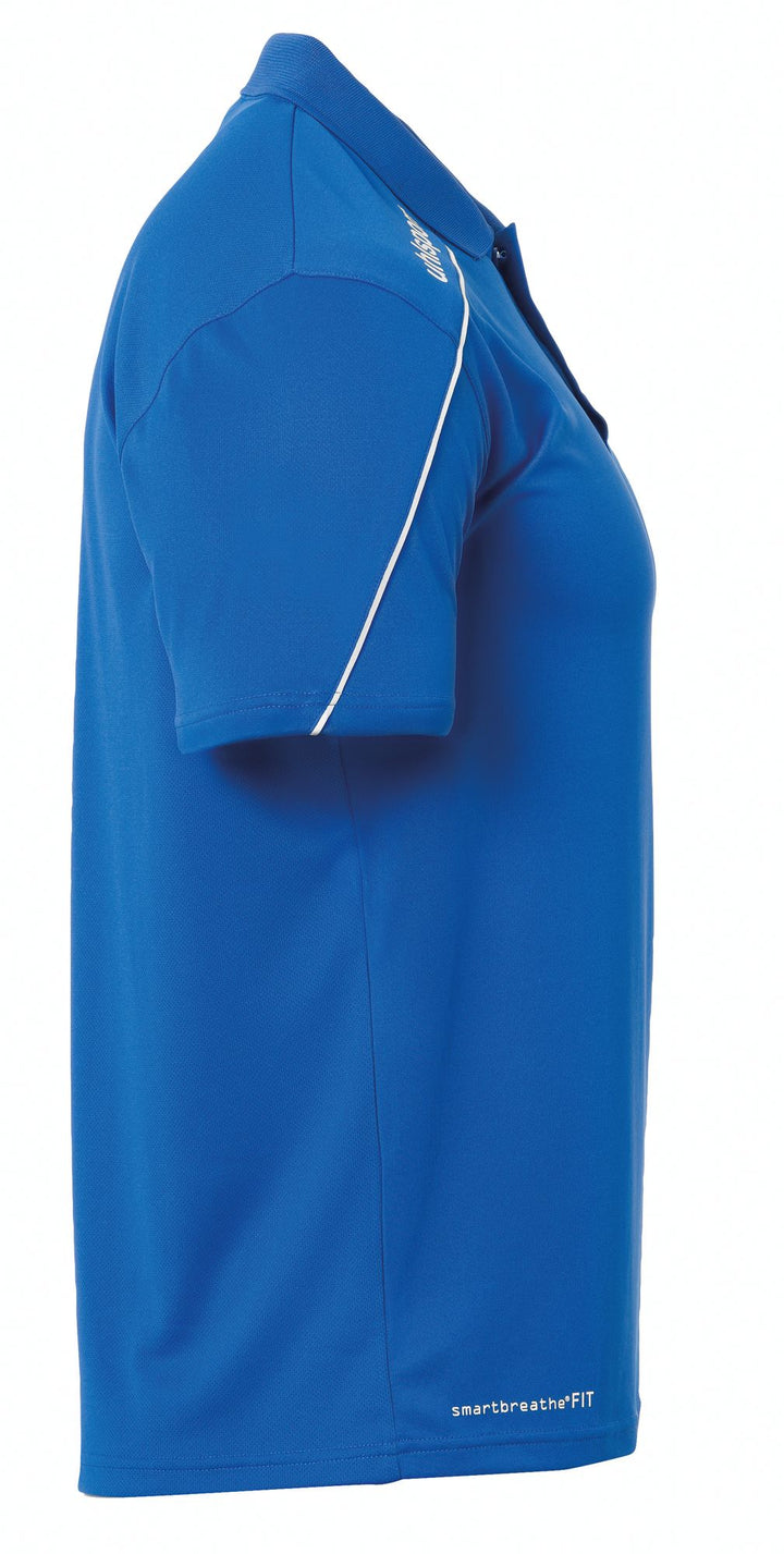 Uhlsport Stream 22 POLO SHIRT - azurblau/weiß