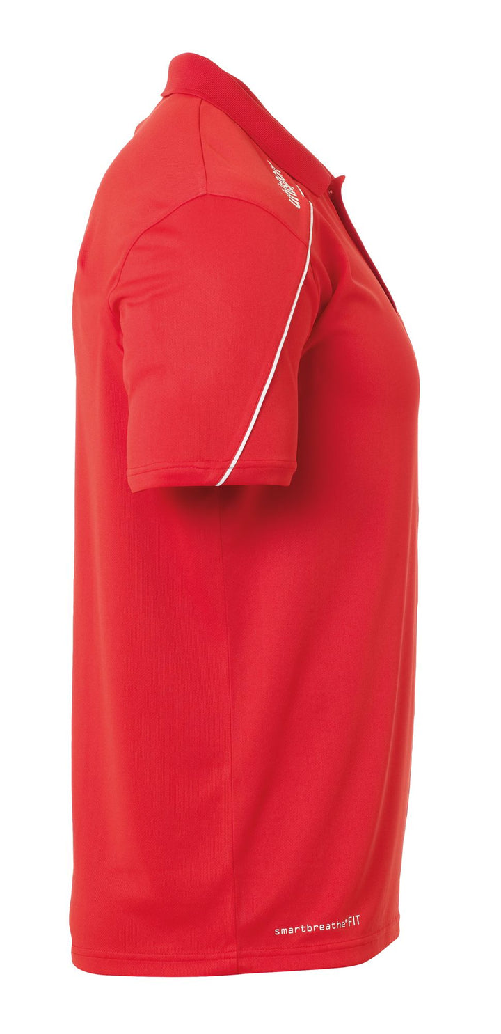 Uhlsport Stream 22 POLO SHIRT - rot/weiß