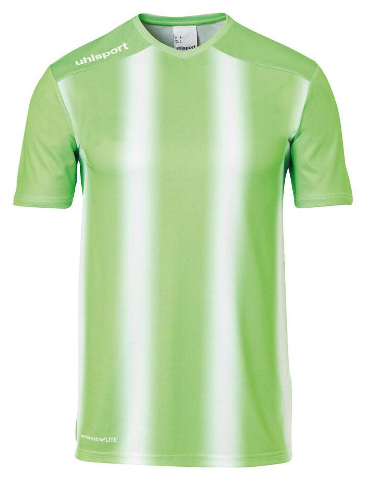 Uhlsport STRIPE 2.0 TRIKOT KURZARM - fluo grün/weiß