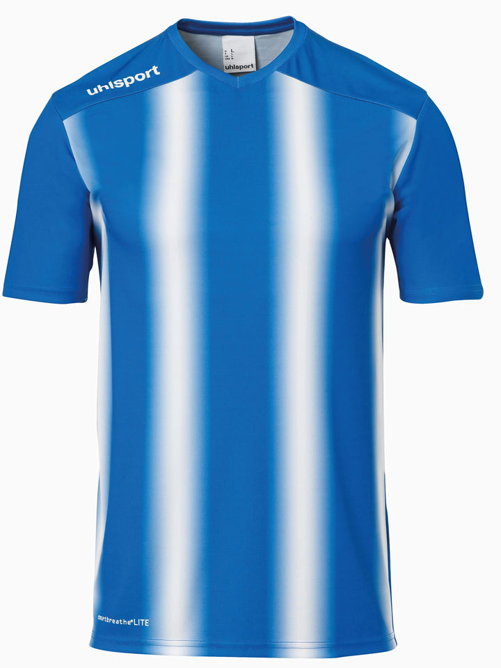 Uhlsport STRIPE 2.0 TRIKOT KURZARM - azurblau/weiß