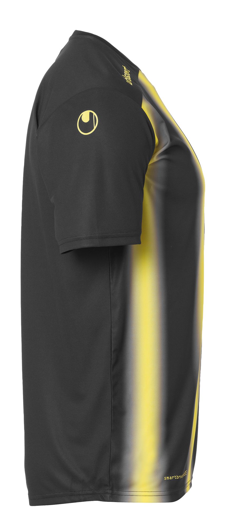 Uhlsport STRIPE 2.0 TRIKOT KURZARM - schwarz/limonengelb