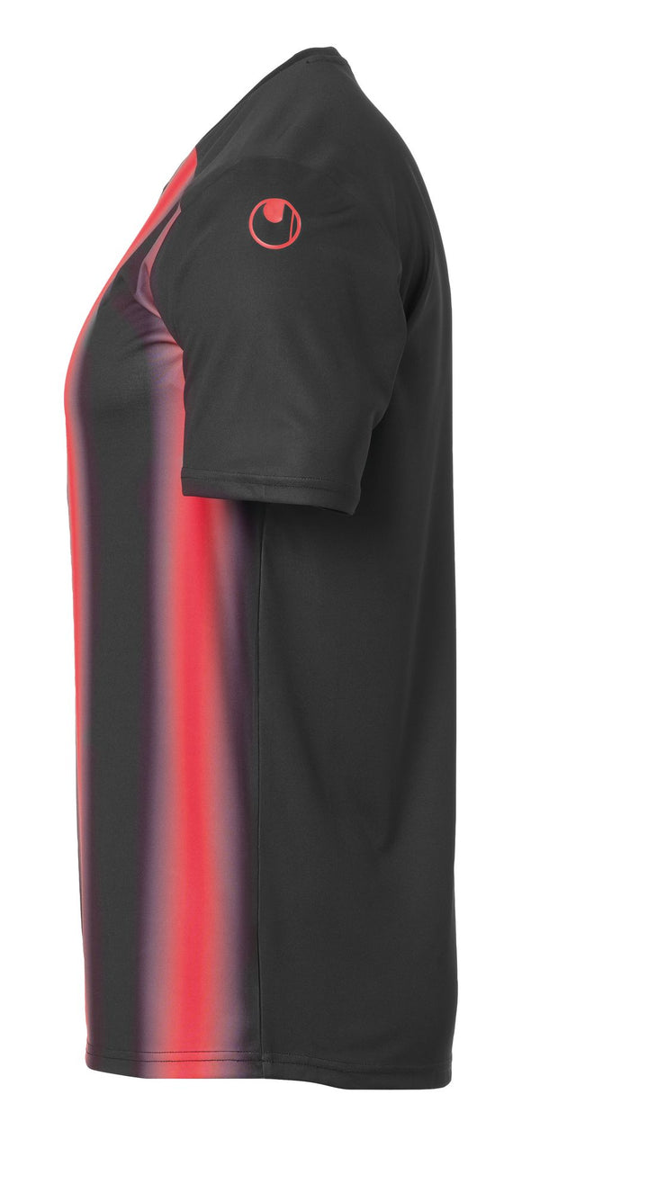 Uhlsport STRIPE 2.0 TRIKOT KURZARM - schwarz/rot