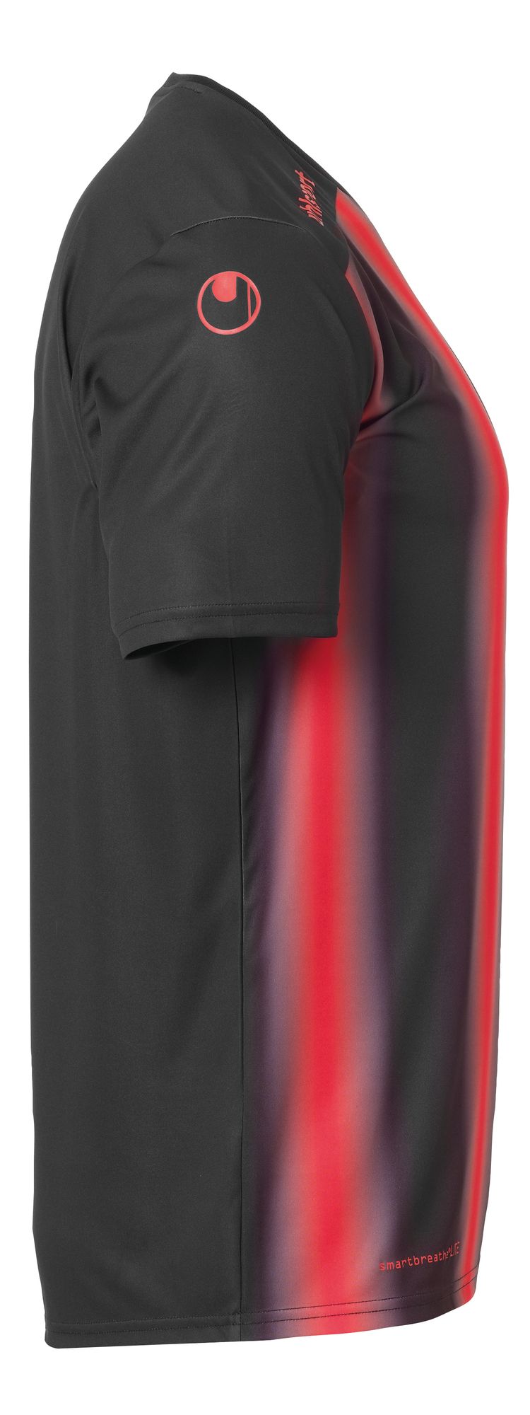Uhlsport STRIPE 2.0 TRIKOT KURZARM - schwarz/rot