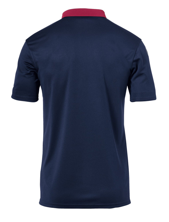 Uhlsport OFFENSE 23 POLO SHIRT - marine/bordeaux/fluo gelb