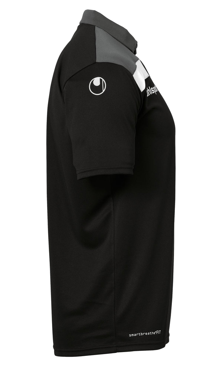 Uhlsport Offense 23 Polo Shirt - schwarz/anthra/weiß