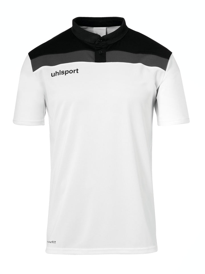 Uhlsport Offense 23 Polo Shirt - weiß/schwarz/anthra