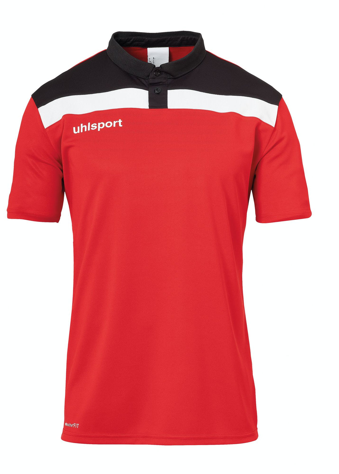 Uhlsport Offense 23 Polo Shirt - rot/schwarz/weiß