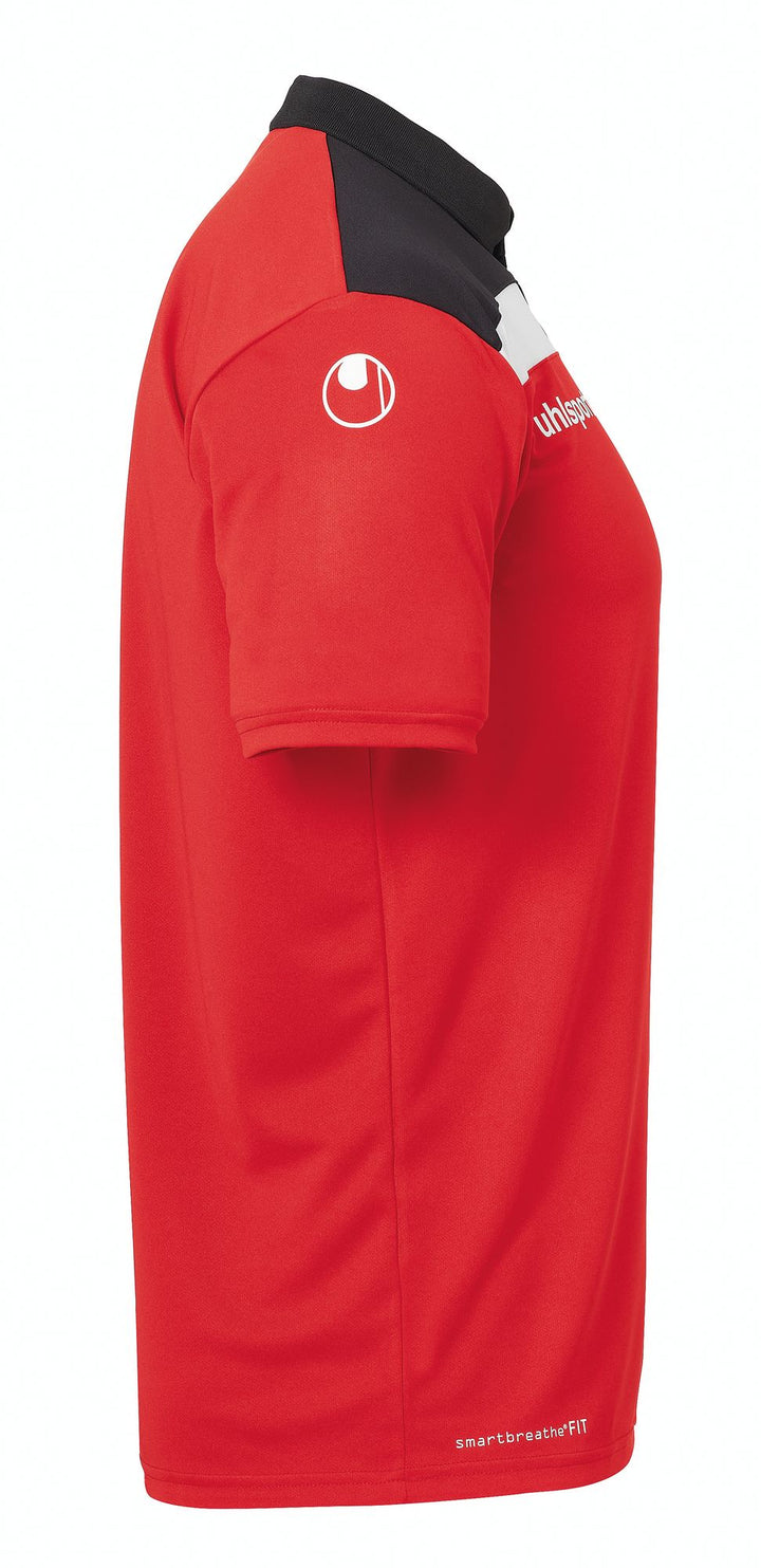 Uhlsport Offense 23 Polo Shirt - rot/schwarz/weiß