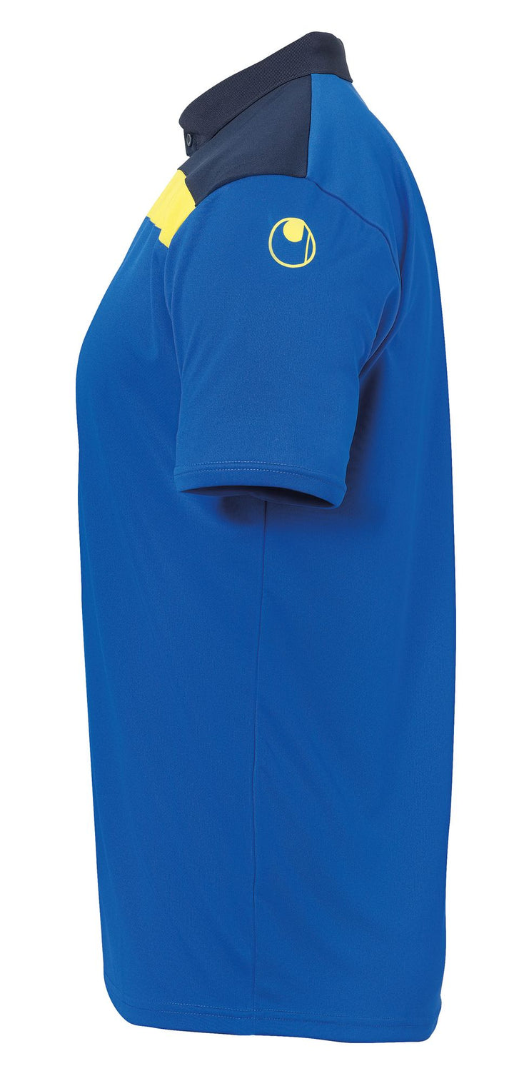 Uhlsport Offense 23 Polo Shirt - azurblau/marine/limonenge